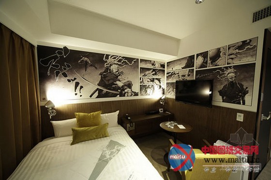 特色漫画主题的东京METS酒店设计