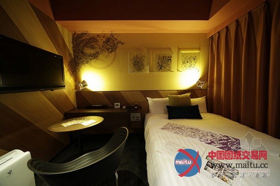 特色漫画主题的东京METS酒店设计