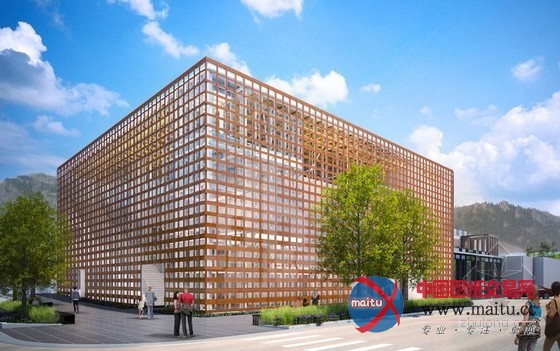 坂茂设计的阿斯彭艺术博物馆即将完工