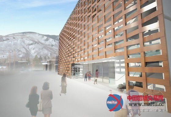 坂茂设计的阿斯彭艺术博物馆即将完工