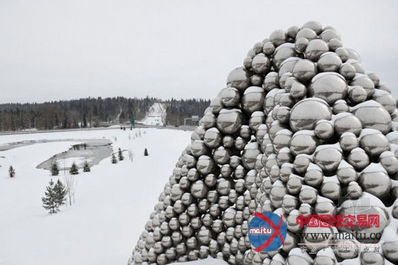 ball-nogues设计的美国 “岩石圆顶” 造景物