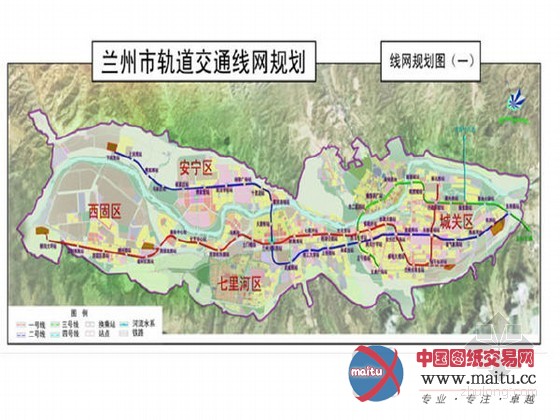 兰州首条轨道交通1号线一期工程获批准
