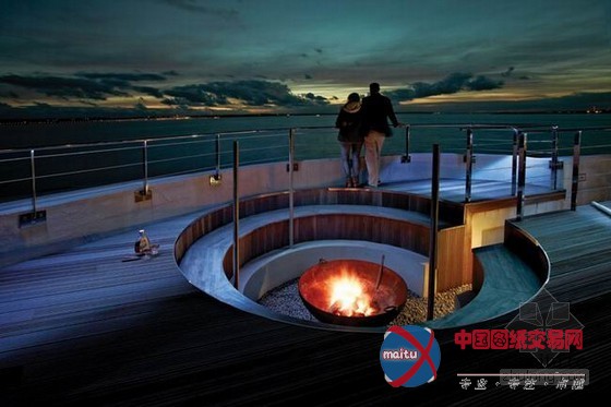 英国岬堤堡垒改建的Spitbank Fort酒店设计