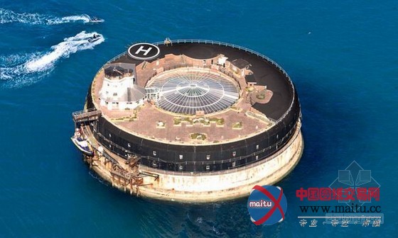英国岬堤堡垒改建的Spitbank Fort酒店设计