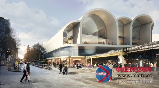 赫尔佐格战胜扎哈·哈迪德获弗林德斯街火车站冠军