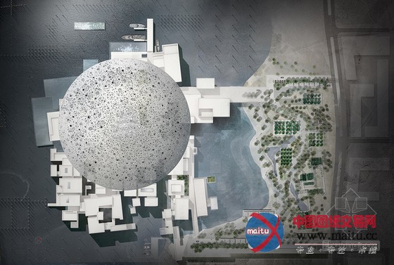 让·努维尔设计的法国卢浮宫阿布扎比