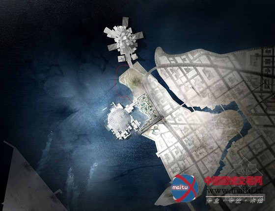 让·努维尔设计的法国卢浮宫阿布扎比