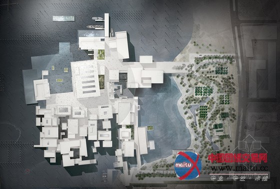 让·努维尔设计的法国卢浮宫阿布扎比