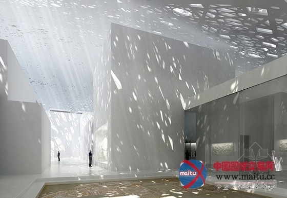 让·努维尔设计的法国卢浮宫阿布扎比