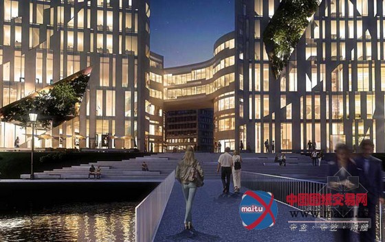 daniel libeskind设计的杜塞尔多夫KO弧状购物街