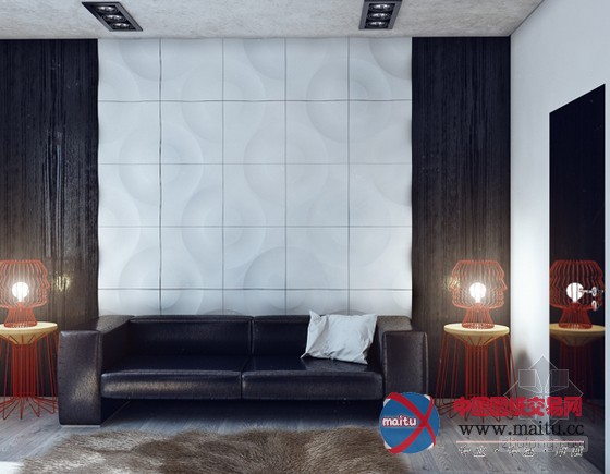 简约时尚的单身公寓 黑白灰塑造绝对不简单的空间