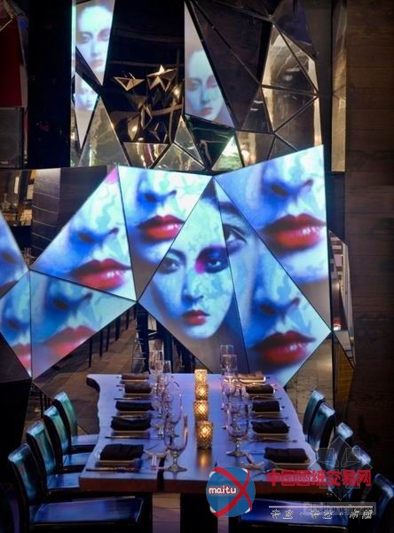 都市夜生活 刺激你感官的棱镜艺术梦幻餐厅装修