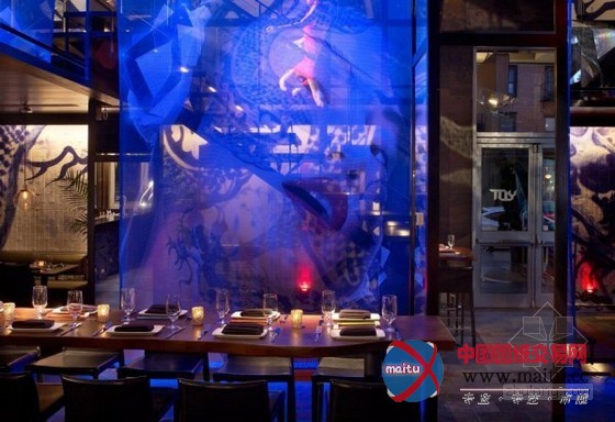 都市夜生活 刺激你感官的棱镜艺术梦幻餐厅装修