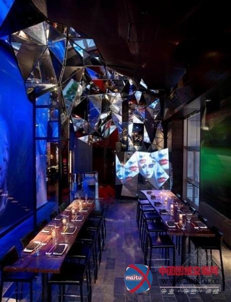 都市夜生活 刺激你感官的棱镜艺术梦幻餐厅装修