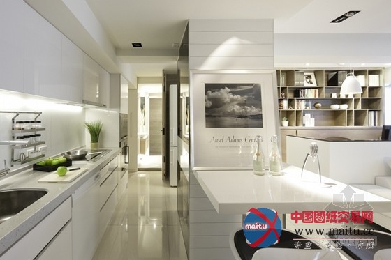 自然干净的台北市住宅 让空间更有气质