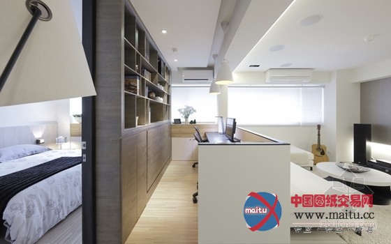 自然干净的台北市住宅 让空间更有气质