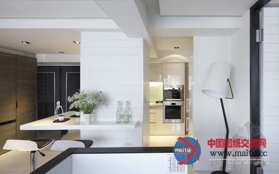 自然干净的台北市住宅 让空间更有气质