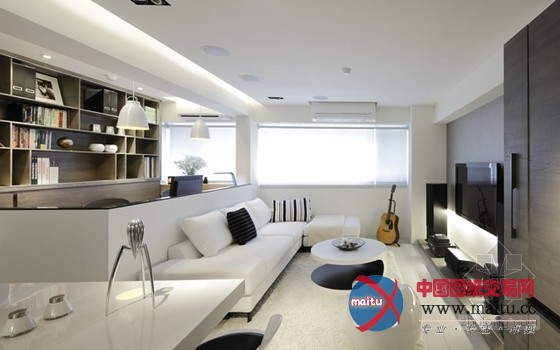 自然干净的台北市住宅 让空间更有气质