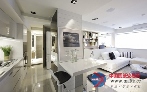 自然干净的台北市住宅 让空间更有气质