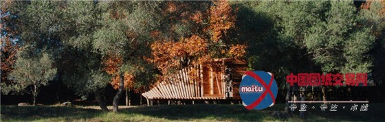 西班牙回收木材改造的林间长椅