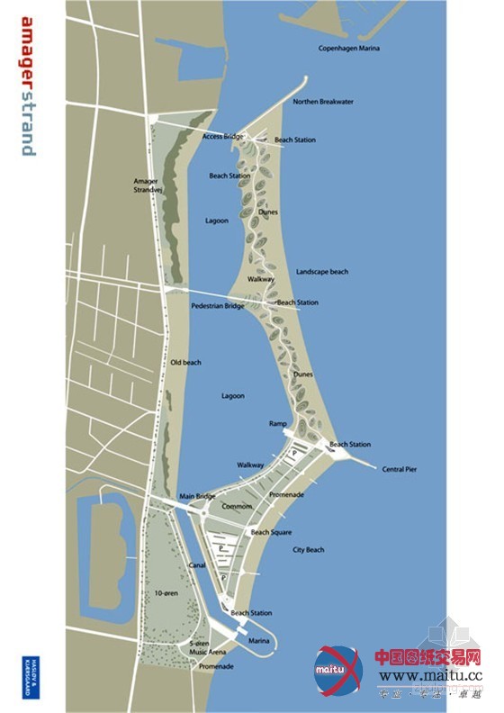 丹麦阿玛岛海滩公园