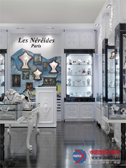 Les Néréides专卖店装修 以全新设计风格诠释