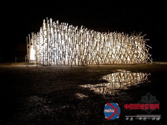 萨尔斯堡设计的澳大利亚移动艺术展馆“白噪音”