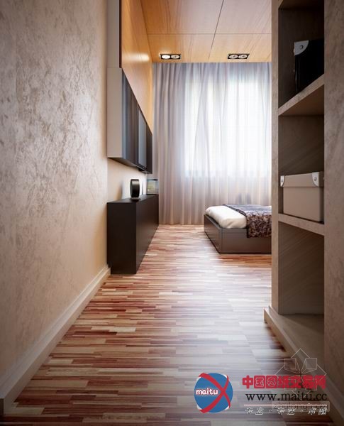 莫斯科时尚公寓 简单的散发着工业风