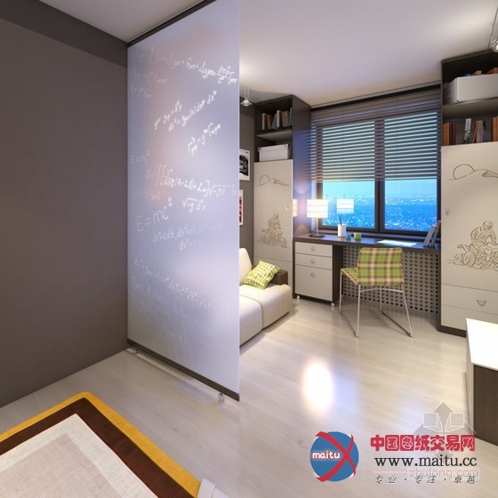 莫斯科时尚公寓 简单的散发着工业风