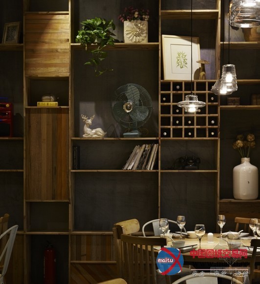 绍兴市柯桥万达广场渔沧米缸餐厅设计 艺术感十足