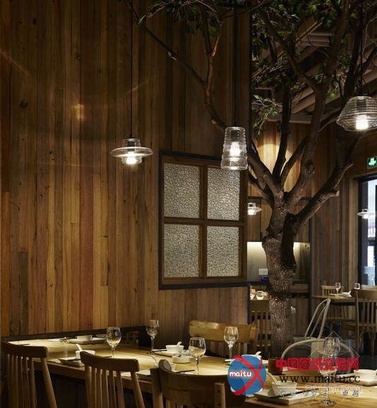 绍兴市柯桥万达广场渔沧米缸餐厅设计 艺术感十足