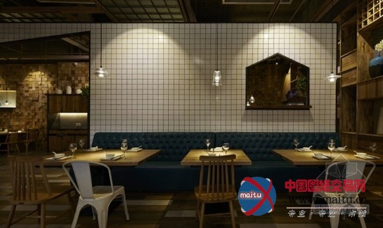 绍兴市柯桥万达广场渔沧米缸餐厅设计 艺术感十足