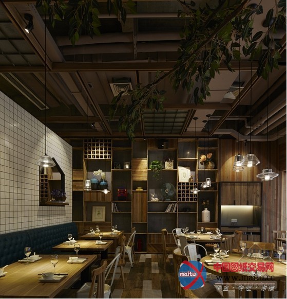 绍兴市柯桥万达广场渔沧米缸餐厅设计 艺术感十足