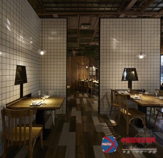 绍兴市柯桥万达广场渔沧米缸餐厅设计 艺术感十足