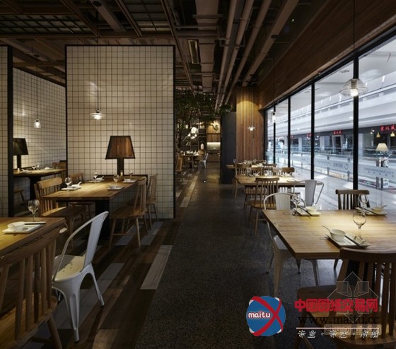 绍兴市柯桥万达广场渔沧米缸餐厅设计 艺术感十足