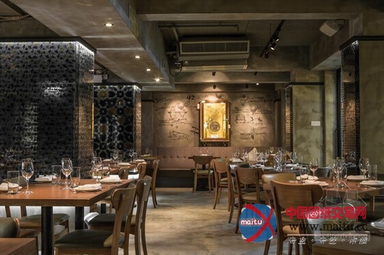 香港最繁华中环Sal Curioso 西班牙餐厅设计-室