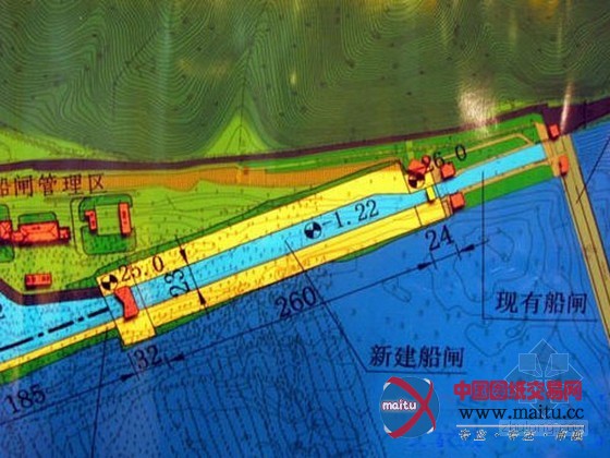 浙江富春江船闸基坑开挖 低碳水运复兴可待