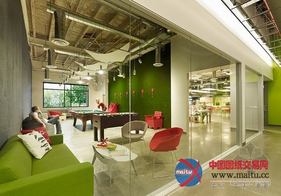 空闲仓库改造成帕洛阿尔托skype总部办公室