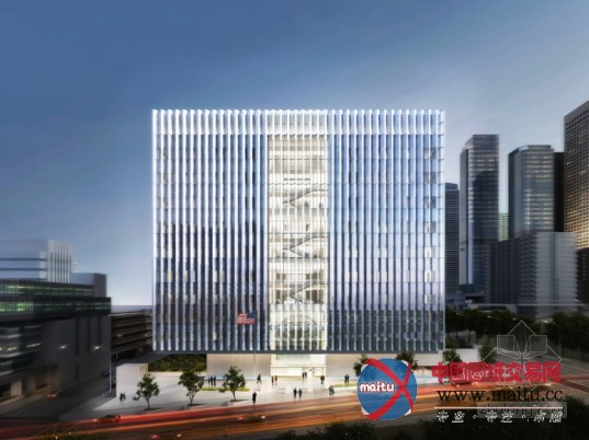 SOM设计的洛杉矶联邦法院即将在洛杉矶破土动工