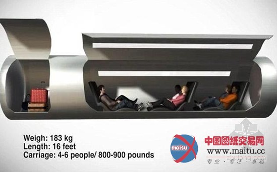 “第五种交通工具”超级列车 气垫悬浮加电磁驱动