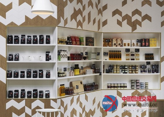 伦敦Cornerstone咖啡店 简洁清爽弥漫整个店面