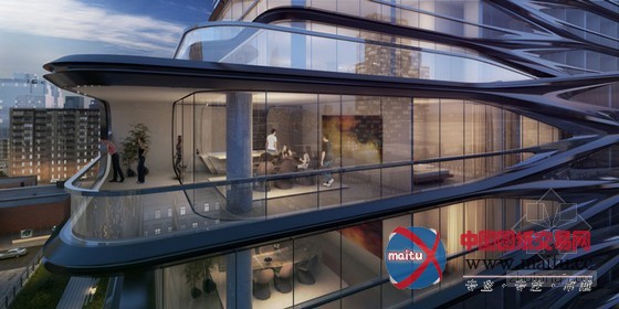 扎哈•哈迪德展示纽约high line豪华公寓设计细节