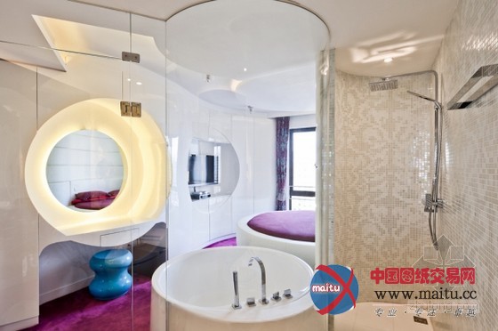 上海富有豪华创意的服装设计师公寓设计