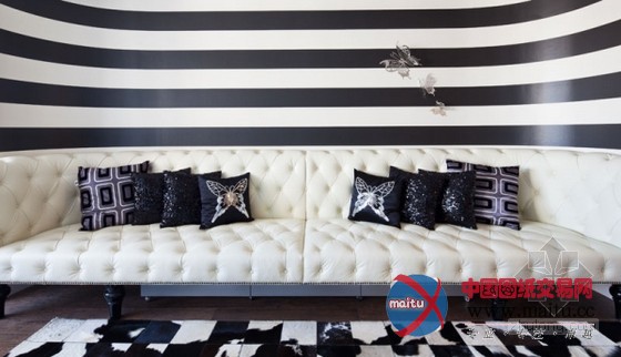 上海富有豪华创意的服装设计师公寓设计