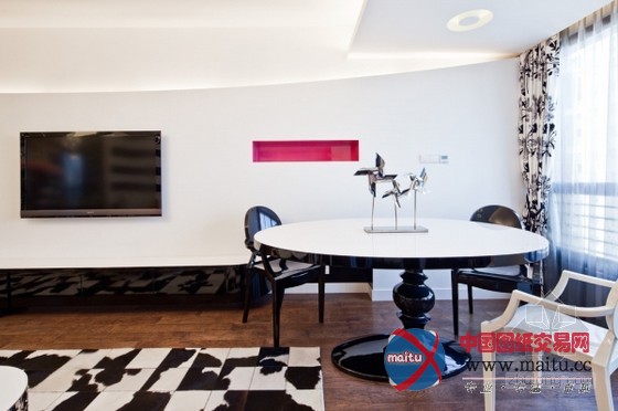 上海富有豪华创意的服装设计师公寓设计