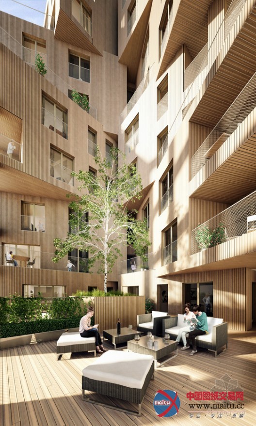 Brown Architects设计的伦敦混合用途的居民住宅