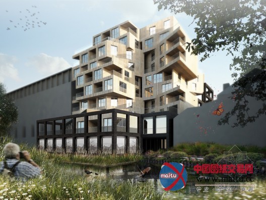 Brown Architects设计的伦敦混合用途的居民住宅