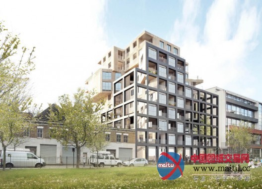 Brown Architects设计的伦敦混合用途的居民住宅