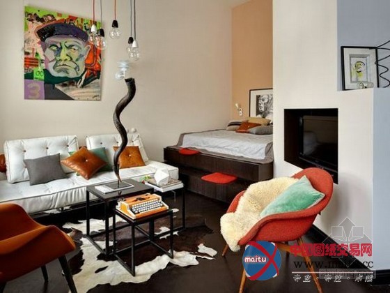 创意十足的阁楼公寓设计 十分的与众不同