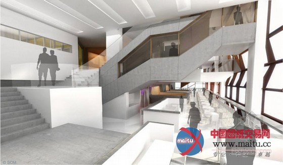 SOM设计的曼哈顿新学校大学中心将建成